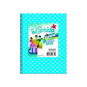 LAPRIDA CUADERNO LUNAR CELESTE RAYADO T/D x 50hj
